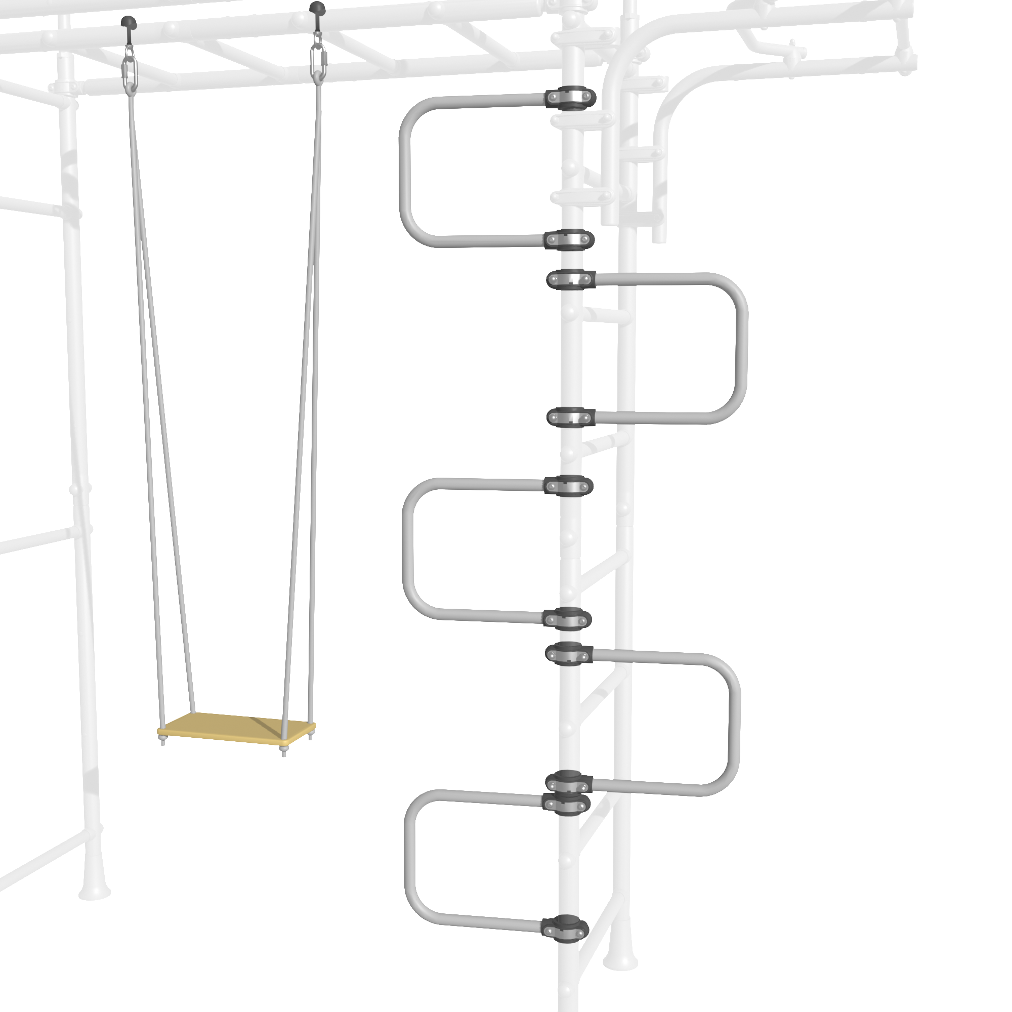 Curved Ladder & Classic Swing