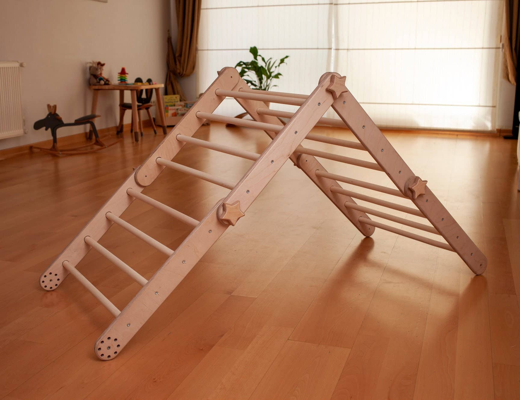 Transformable Indoor Climbing Set For Toddler, Swedish Ladder