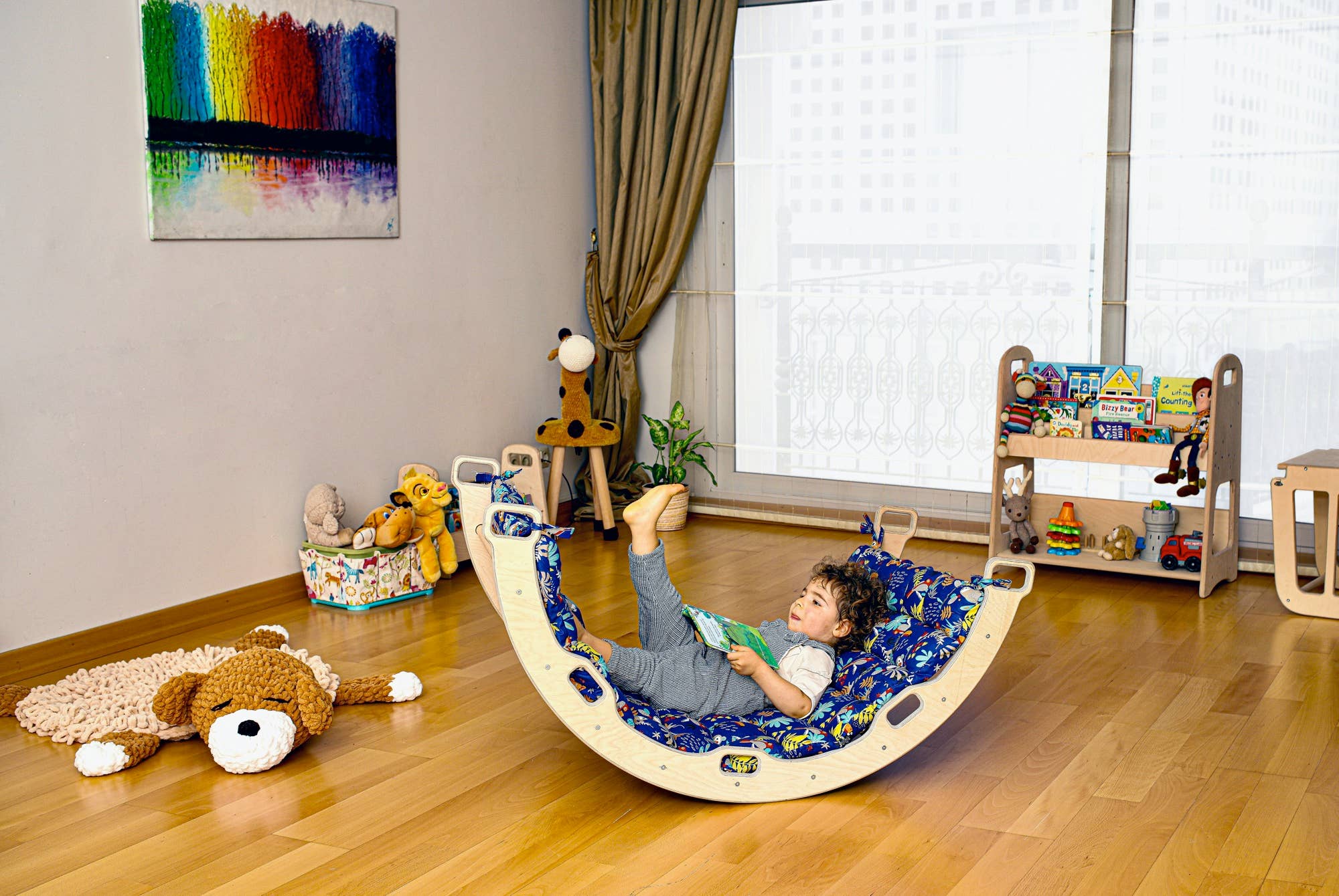 2 Size Montessori Baby Play Climber Set For Toddler