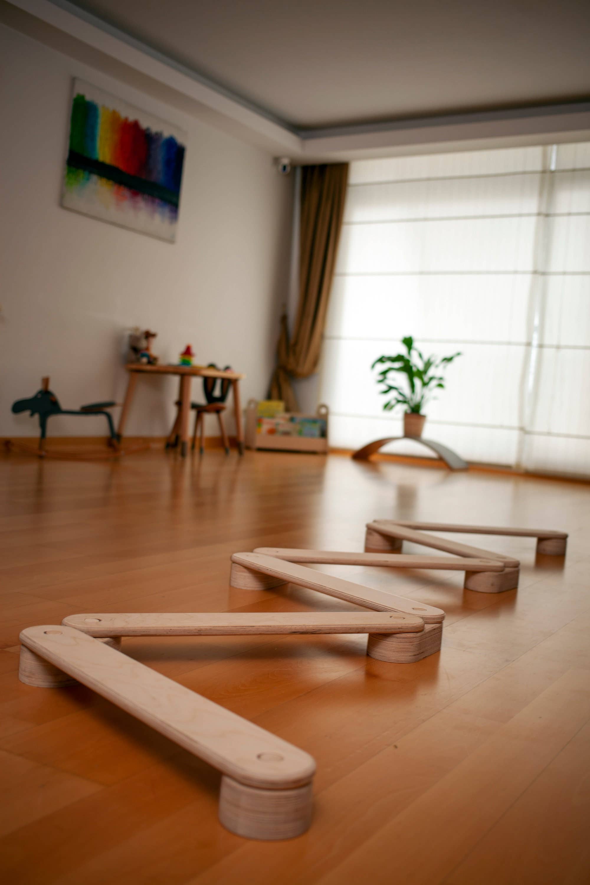 Stepping Stones and Balance Beam Set For Kids