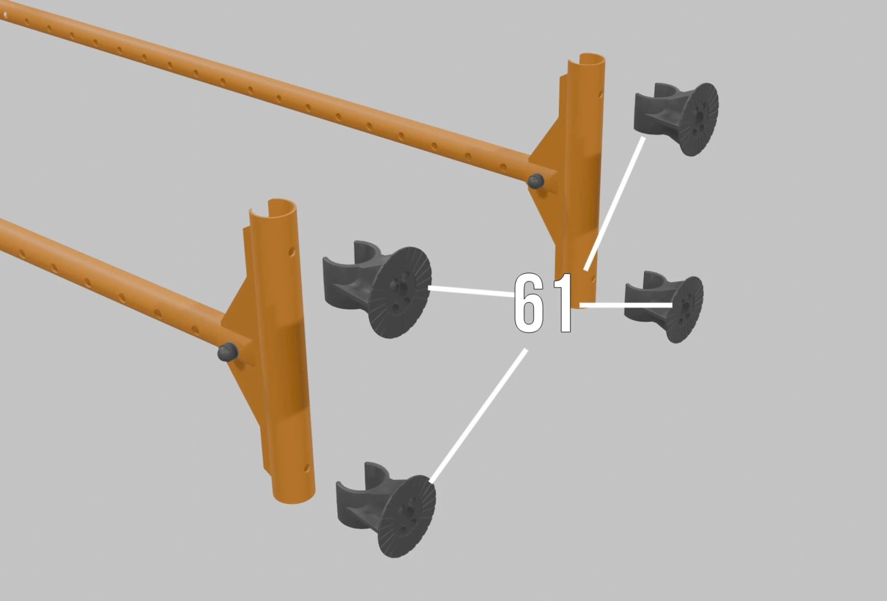 RP: Kit #7 Upper Support #61 & #62