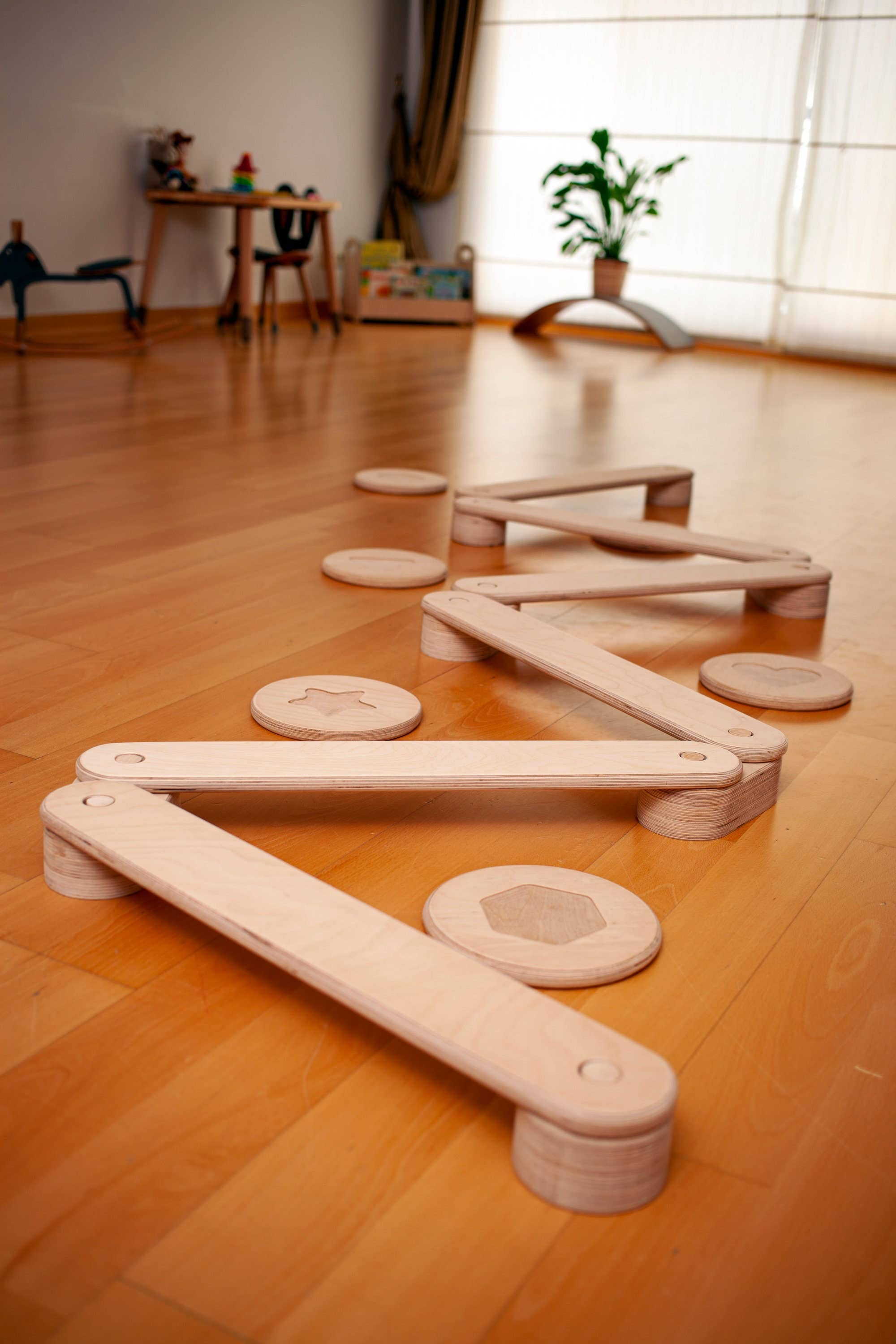 Stepping Stones and Balance Beam Set For Kids