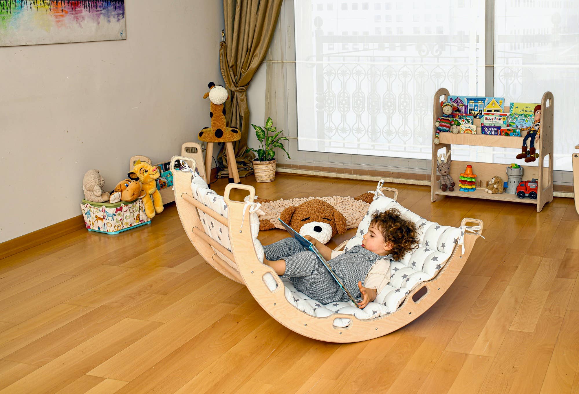 2 Size Montessori Baby Play Climber Set For Toddler