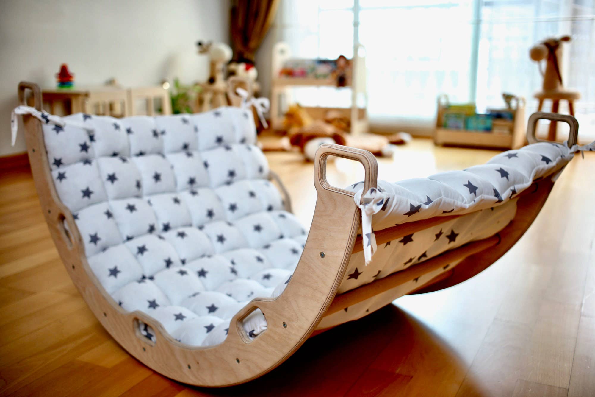 2 Size Montessori Baby Play Climber Set For Toddler