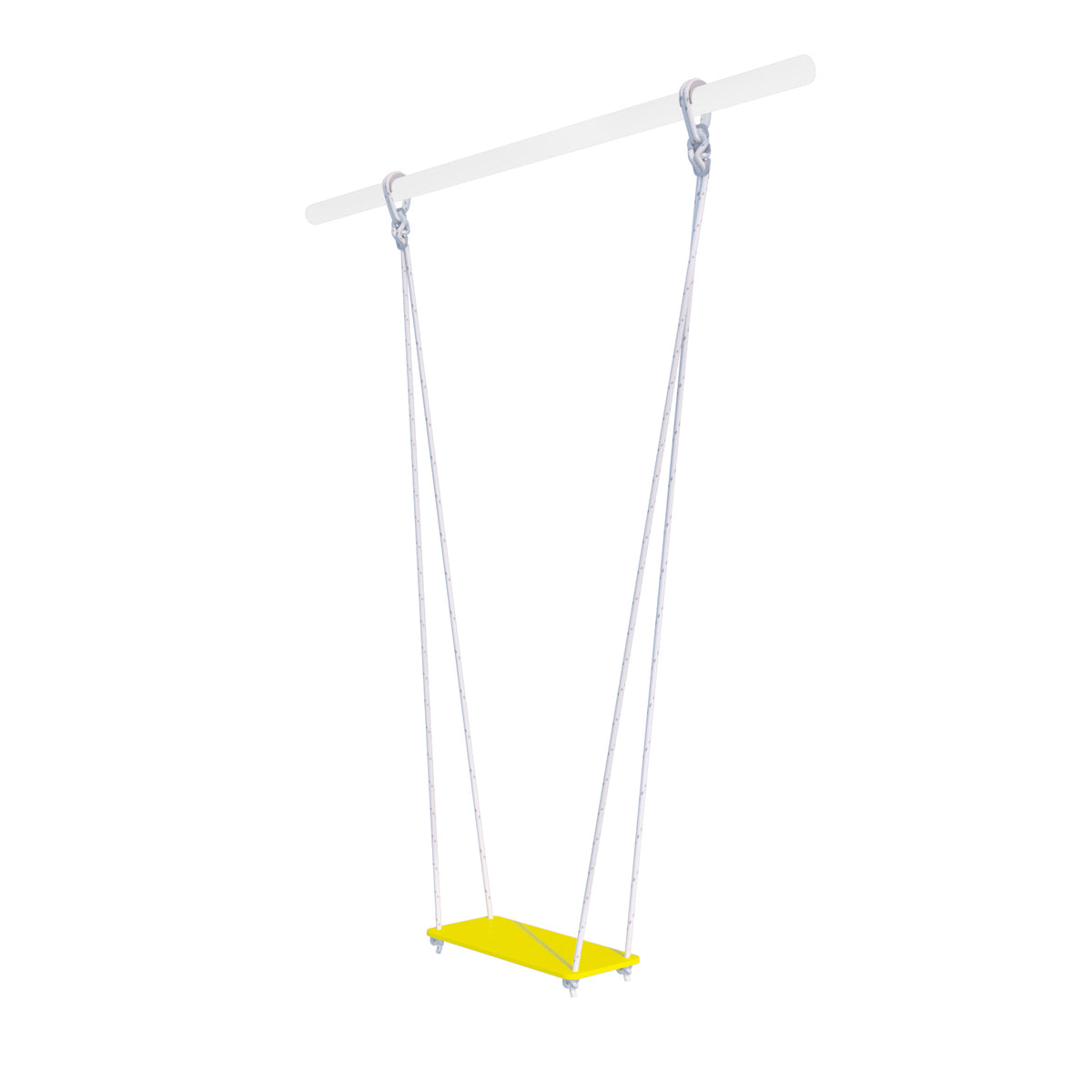 Yellow Classic Swing for indoor jungle gym - Brainrich Kids