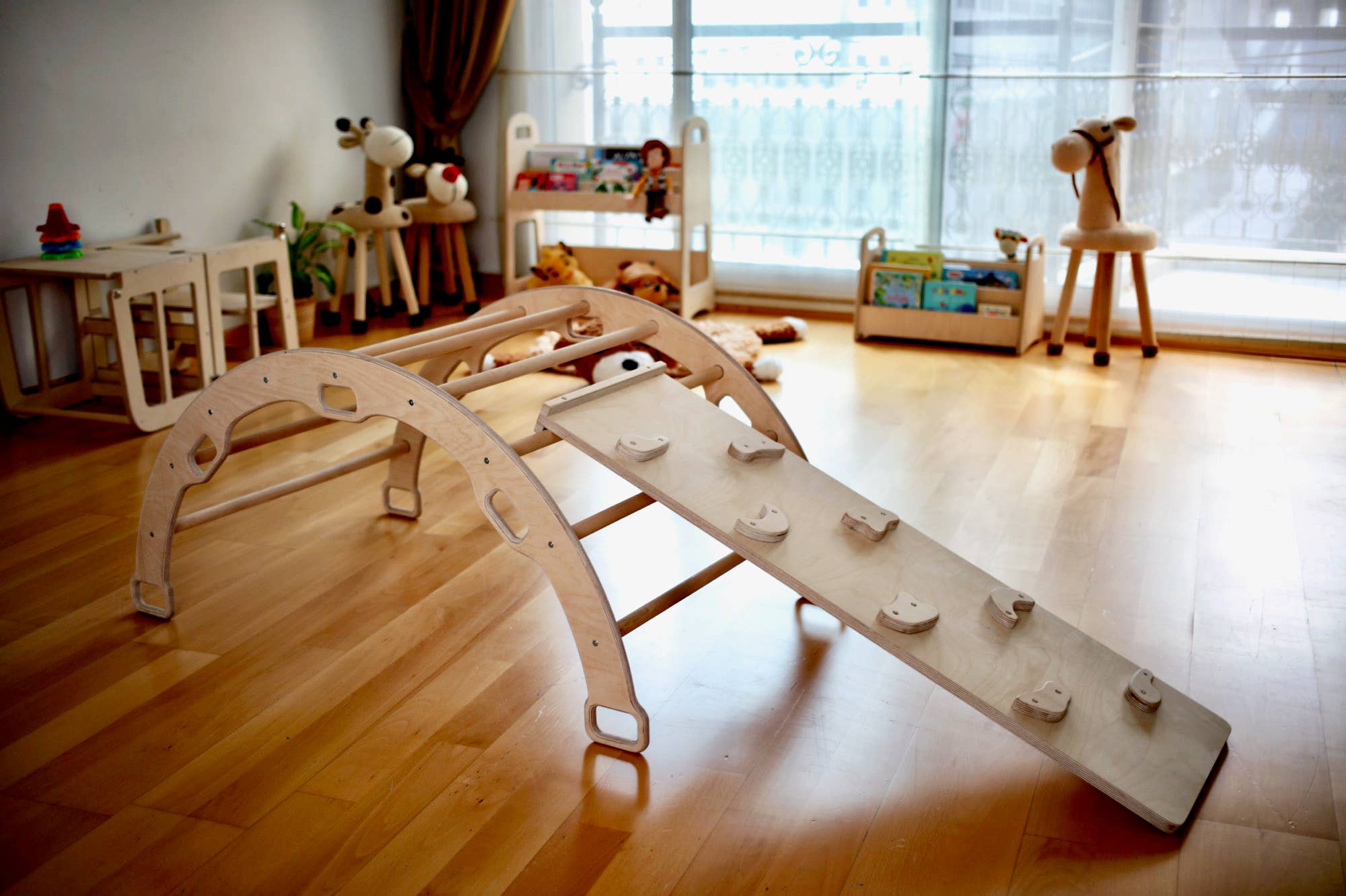 2 Size Montessori Baby Play Climber Set For Toddler
