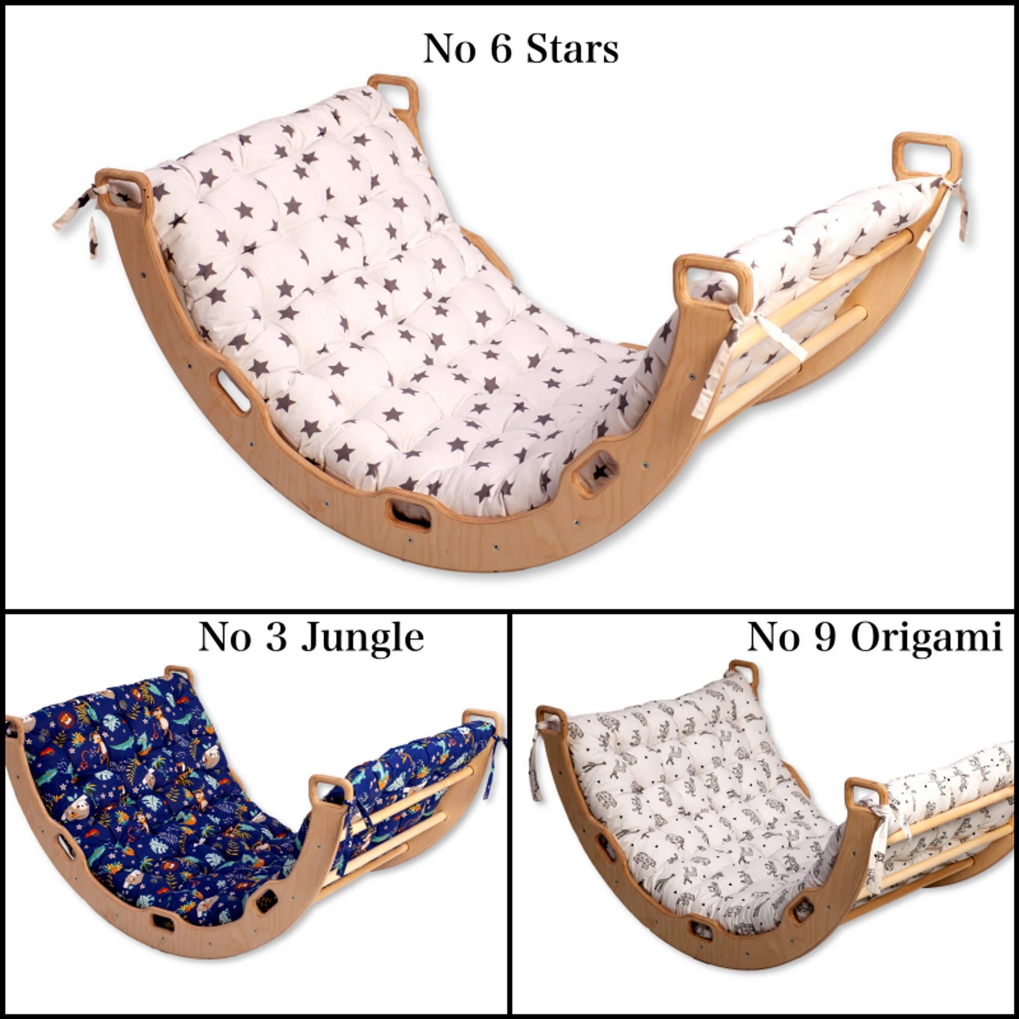2 Size Montessori Baby Play Climber Set For Toddler