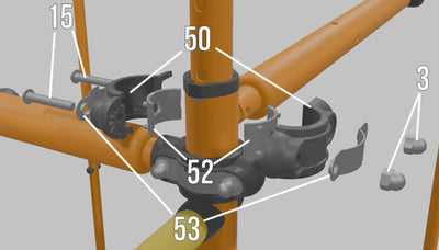 RP: Kit #2 Cross Bars Clamps