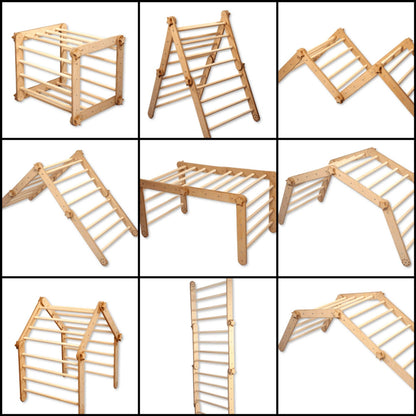 Transformable Indoor Climbing Set For Toddler, Swedish Ladder