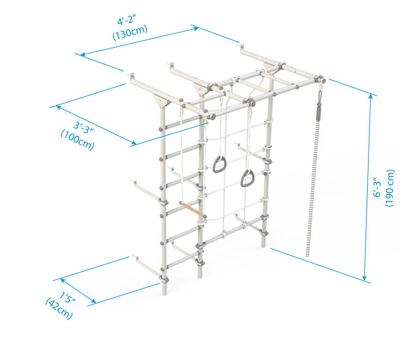 Model W3 dimensions: 4 ft 2 in wide, 3 ft 3 in deep, 6 ft 3 in tall