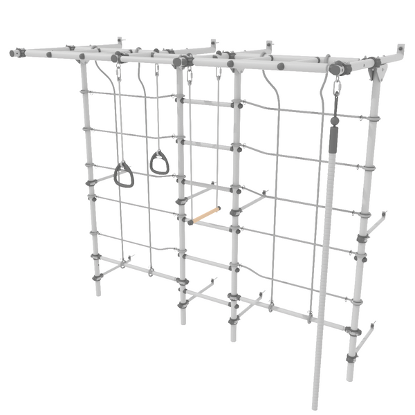 Wall-mounted Playground Model W3 Max - home jungle gym for kids