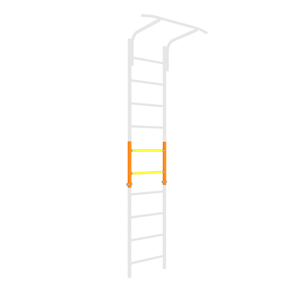 Extension Ladder placed in indoor playground - Brainrich Kids